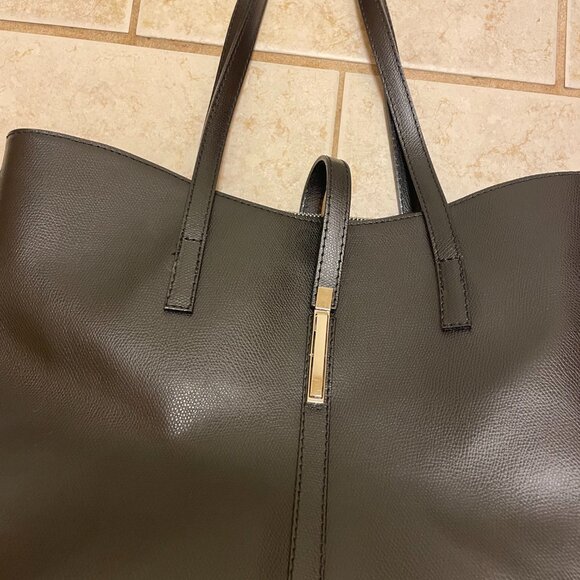 Antonella Ferrante Genuine Leather Made in Italy Black Tote Shoulder‎ Bag - Picture 7 of 11